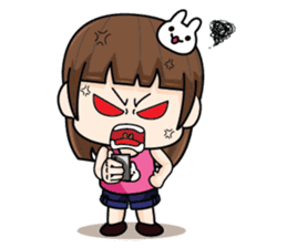 Wife Angry + sticker #13160087