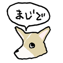 Selfish Corgi sticker #13160374