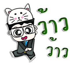 Mr. Toshi. Nice to meet you. sticker #13160647
