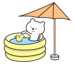 Polar Bear of the message sticker #13160762