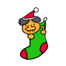 Xmas reindeer and his friends sticker #13161494