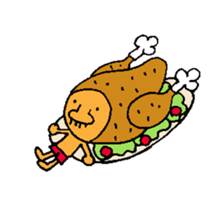 Xmas reindeer and his friends sticker #13161495