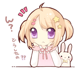 The Girl with Lovely Animals. sticker #13161518