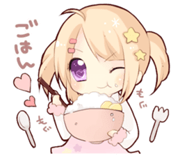 The Girl with Lovely Animals. sticker #13161519