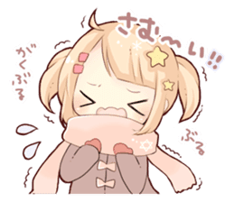 The Girl with Lovely Animals. sticker #13161544