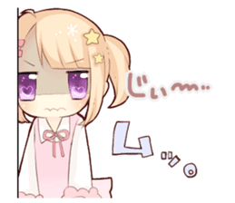 The Girl with Lovely Animals. sticker #13161545