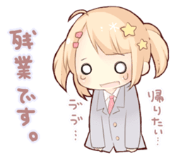 The Girl with Lovely Animals. sticker #13161555