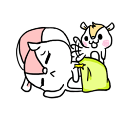 parent and child squirrel sticker #13162256