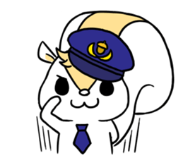 parent and child squirrel sticker #13162260