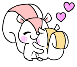 parent and child squirrel sticker #13162264