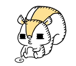 parent and child squirrel sticker #13162287