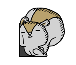 parent and child squirrel sticker #13162291