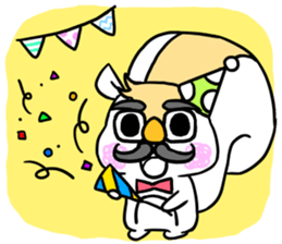 parent and child squirrel sticker #13162293