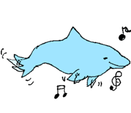 Dolphin of AMAKUSA sticker #13162543