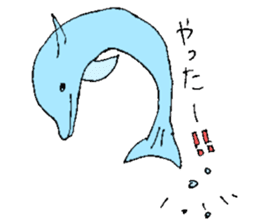 Dolphin of AMAKUSA sticker #13162555