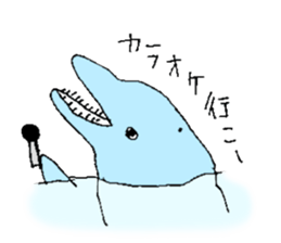 Dolphin of AMAKUSA sticker #13162559