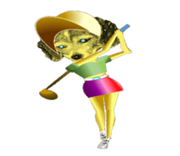 Beagle of the human body sticker #13162853