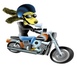 Beagle of the human body sticker #13162854