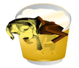 Beagle of the human body sticker #13162862