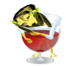 Beagle of the human body sticker #13162863