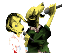 Beagle of the human body sticker #13162865