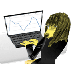 Beagle of the human body sticker #13162871