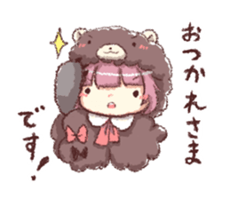 hunter girl sticker #13163164
