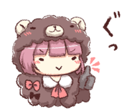 hunter girl sticker #13163165