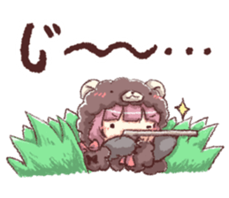 hunter girl sticker #13163177