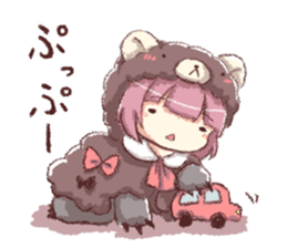 hunter girl sticker #13163179