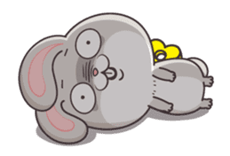 very miss rabbit"3" sticker #13163187