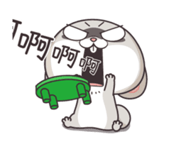 very miss rabbit"3" sticker #13163188