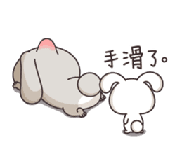 very miss rabbit"3" sticker #13163192