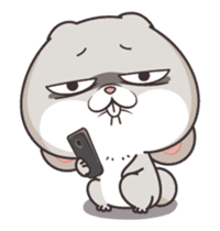 very miss rabbit"3" sticker #13163199