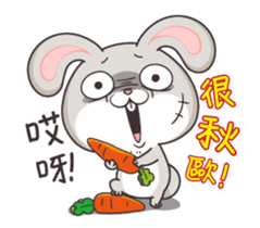 very miss rabbit"3" sticker #13163200