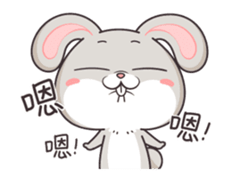 very miss rabbit"3" sticker #13163202