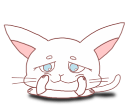 Anxiety cat sticker #13163606