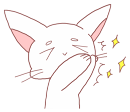 Anxiety cat sticker #13163607