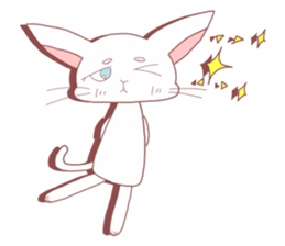 Anxiety cat sticker #13163609