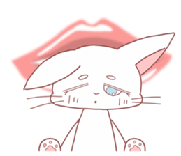 Anxiety cat sticker #13163611