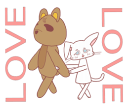 Anxiety cat sticker #13163622