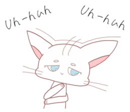 Anxiety cat sticker #13163625