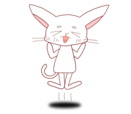 Anxiety cat sticker #13163629