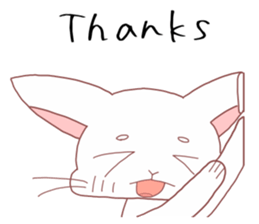 Anxiety cat sticker #13163633