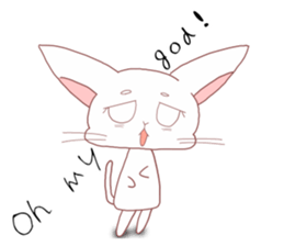 Anxiety cat sticker #13163636