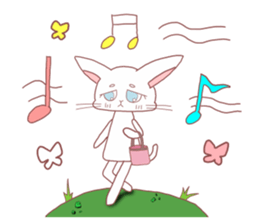 Anxiety cat sticker #13163638