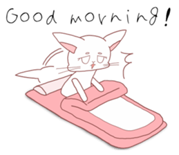 Anxiety cat sticker #13163639