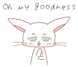 Anxiety cat sticker #13163645