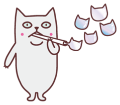 Arrogant cat "Boots" sticker #13163750