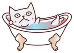 Arrogant cat "Boots" sticker #13163764